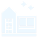 Doorstep pickup convenience courier icon