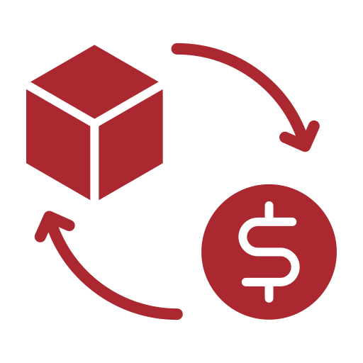 Express and economy international shipping options icon