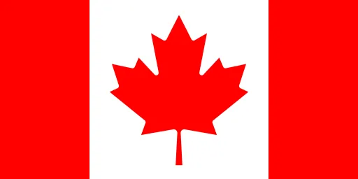 Canada flag – courier services to Canada