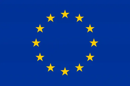 European flag – courier services across Europe