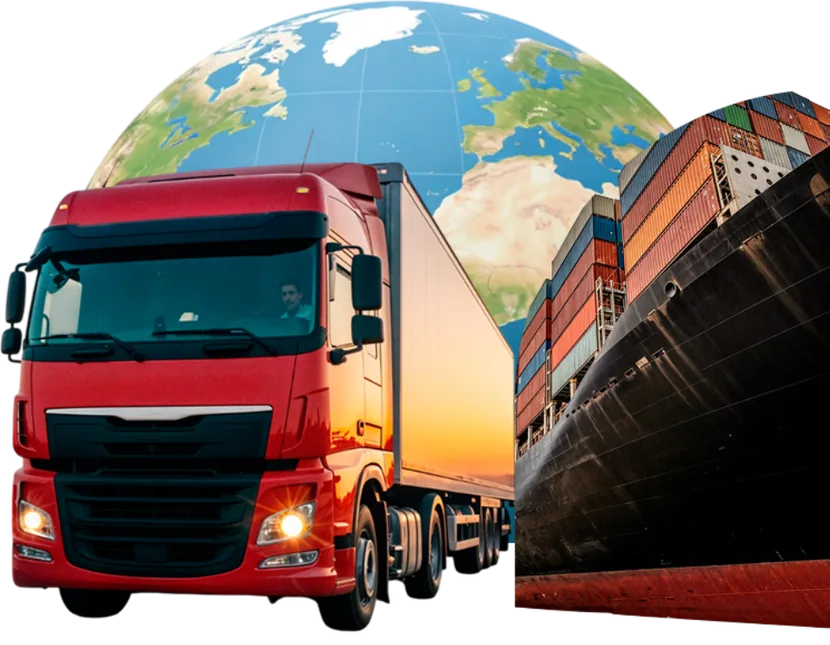 Medical supply courier logistics composite – Hans Air Express healthcare shipment services